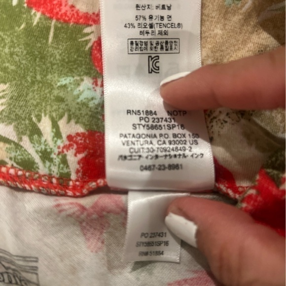 Patagonia Lithia Convertible Skirt Halter Top Floral Pattern Size Small S - Picture 8 of 8